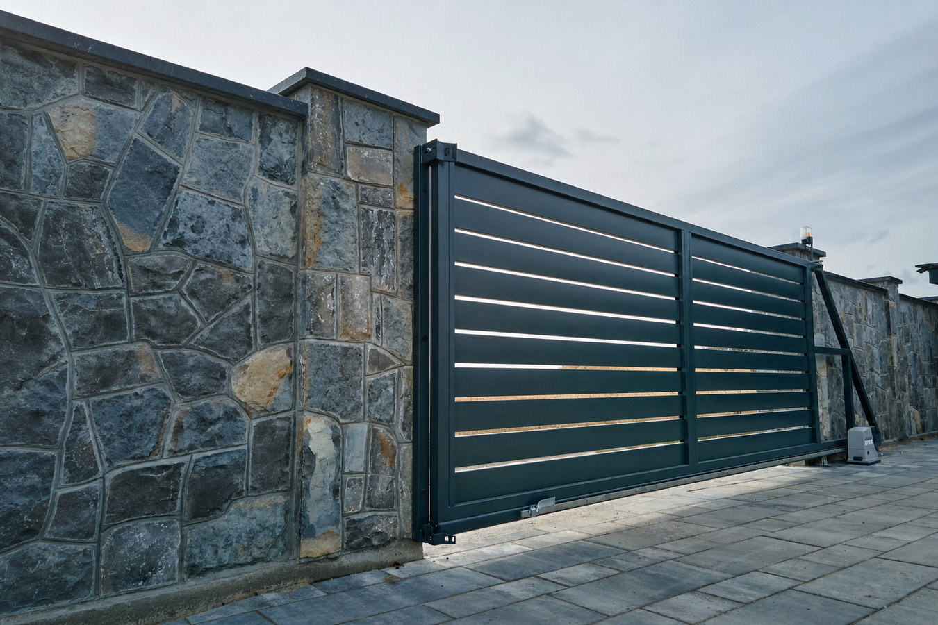 Automatic gate installation